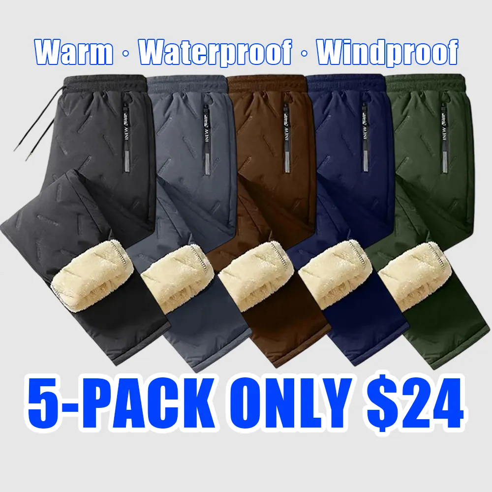 Men's Warm Thermal Winter Pants