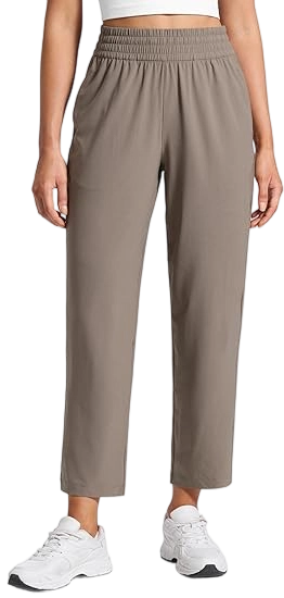 Lightweight Drapey Tapered Ankle Pants for Women