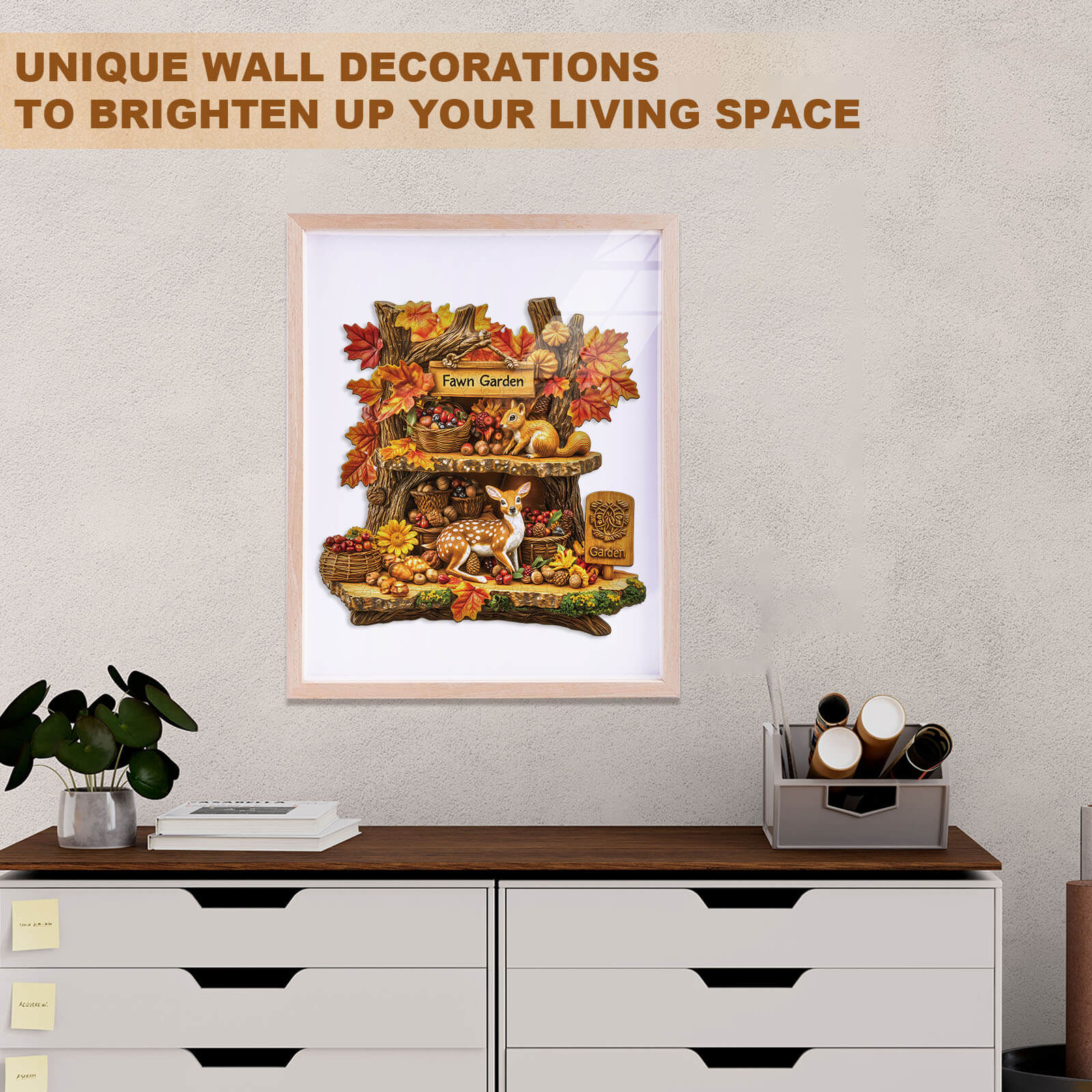 Fawn Garden Wooden Jigsaw Puzzle