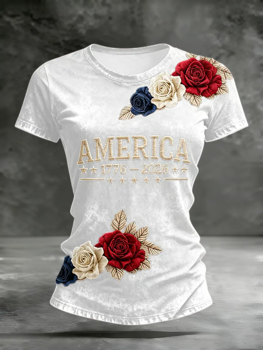 Women's America 250th Anniversary Print T-Shirt
