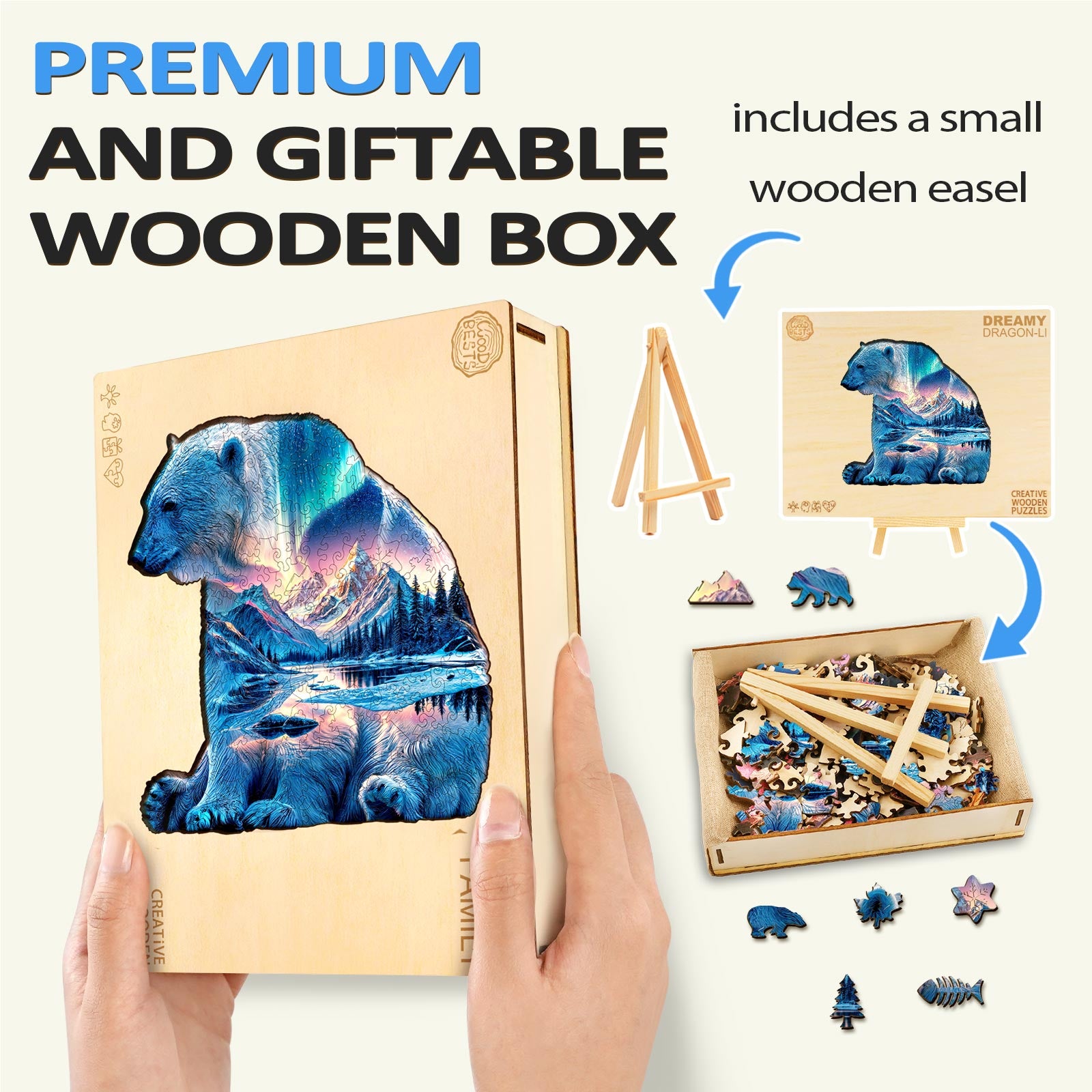 Frozen Dreams Wooden Jigsaw Puzzle