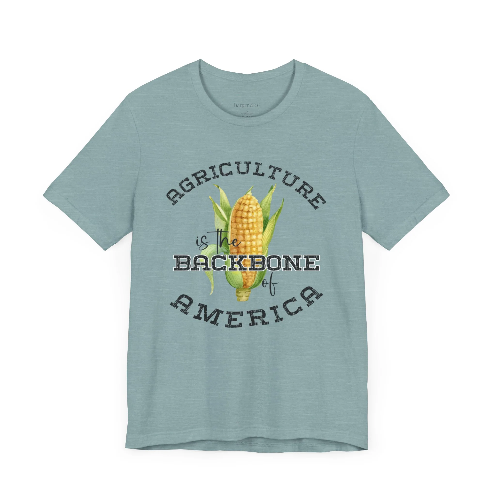 Agriculture is the Backbone Bella Canvas Jersey Short Sleeve Tee - Multiple Colors