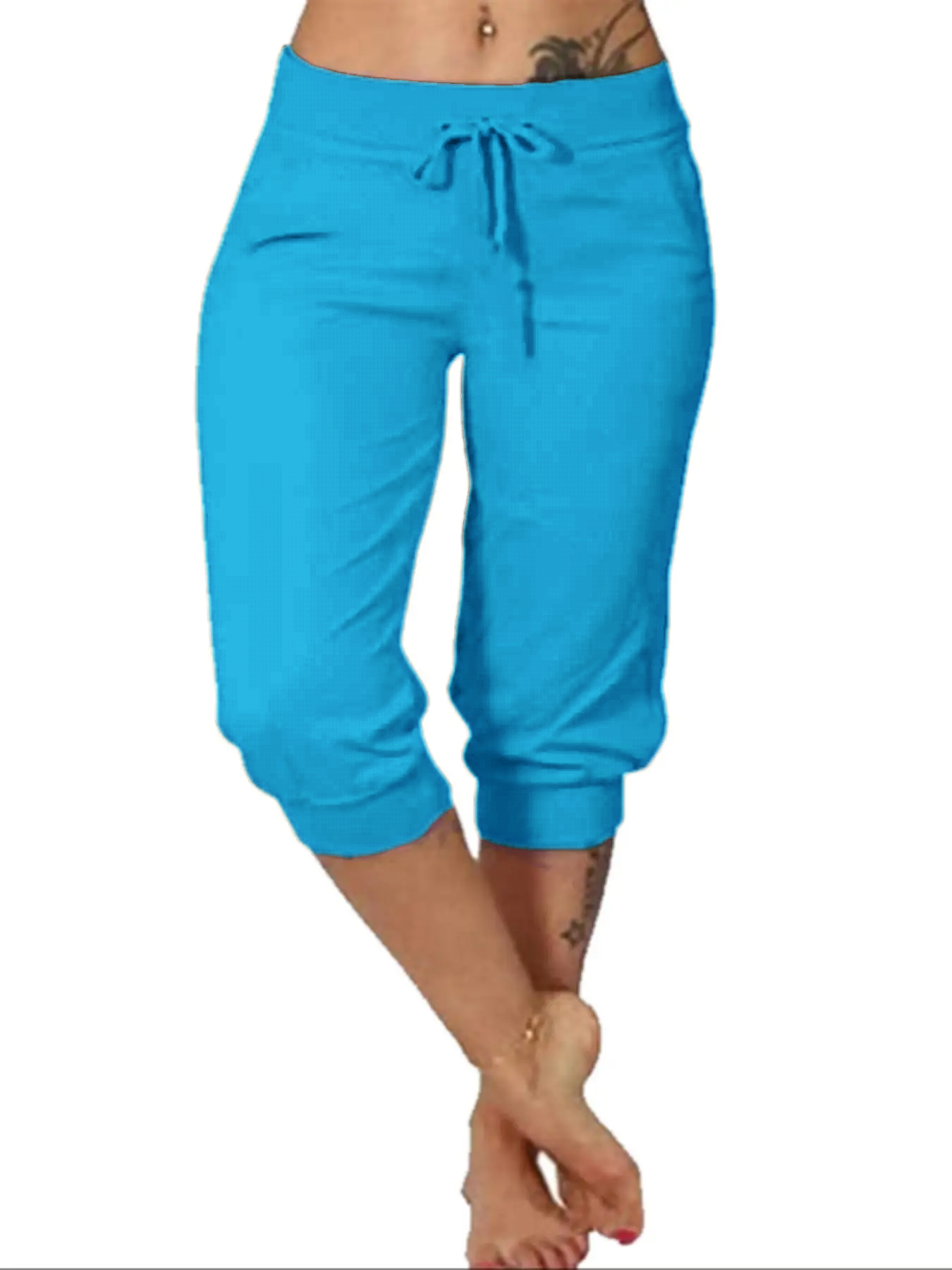 🛍️Everyday Comfort Capri Pants – Lightweight Relaxed Fit for Summer