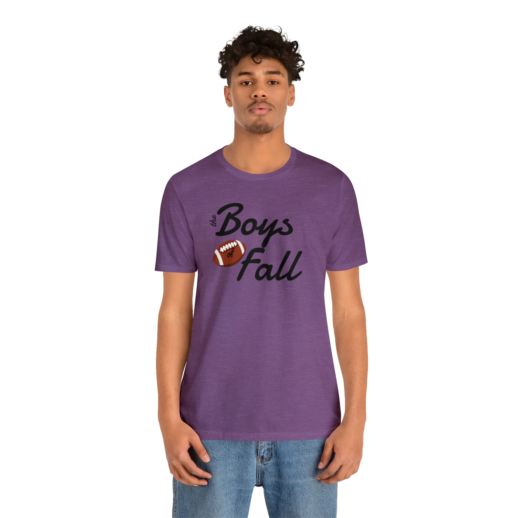 Boys of Fall Football Patch Unisex Softstyle T-Shirt