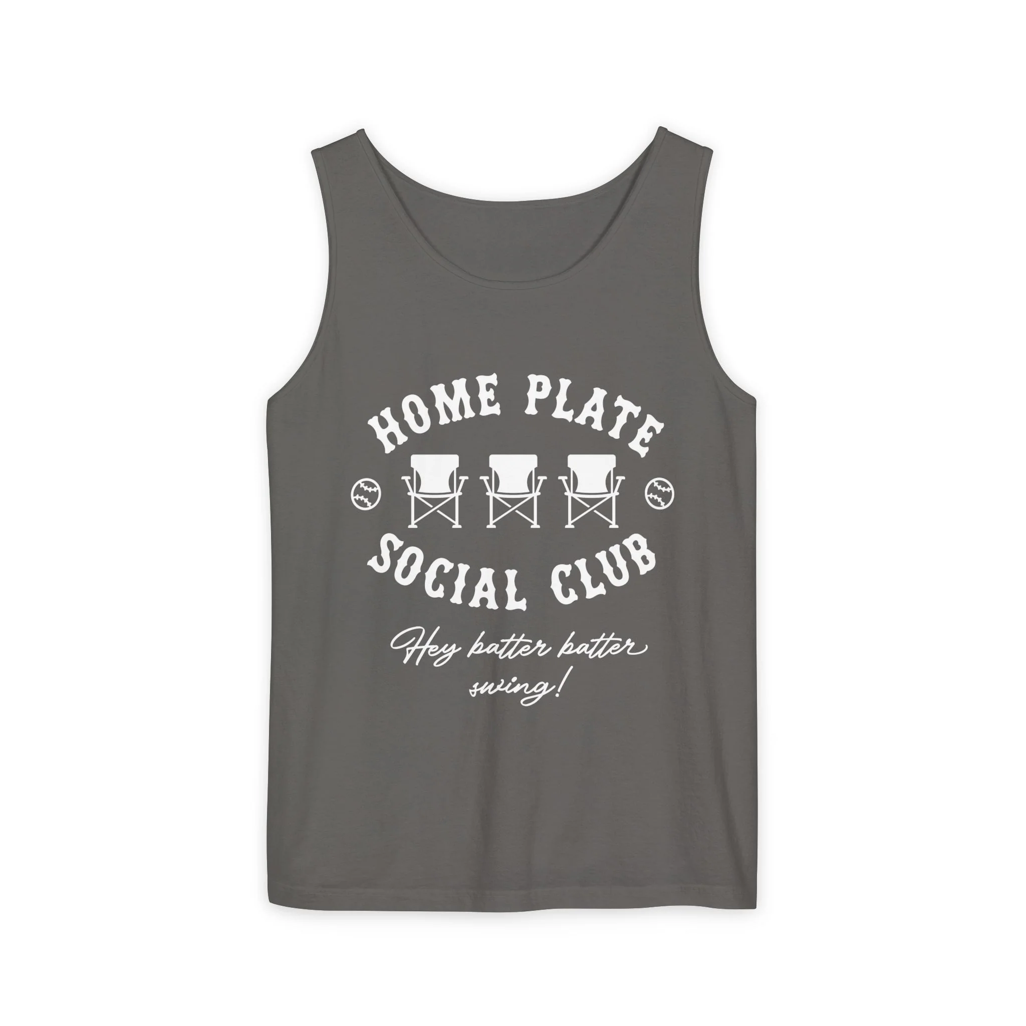 Home Plate Social Club Comfort Color Unisex Garment-Dyed Tank Top