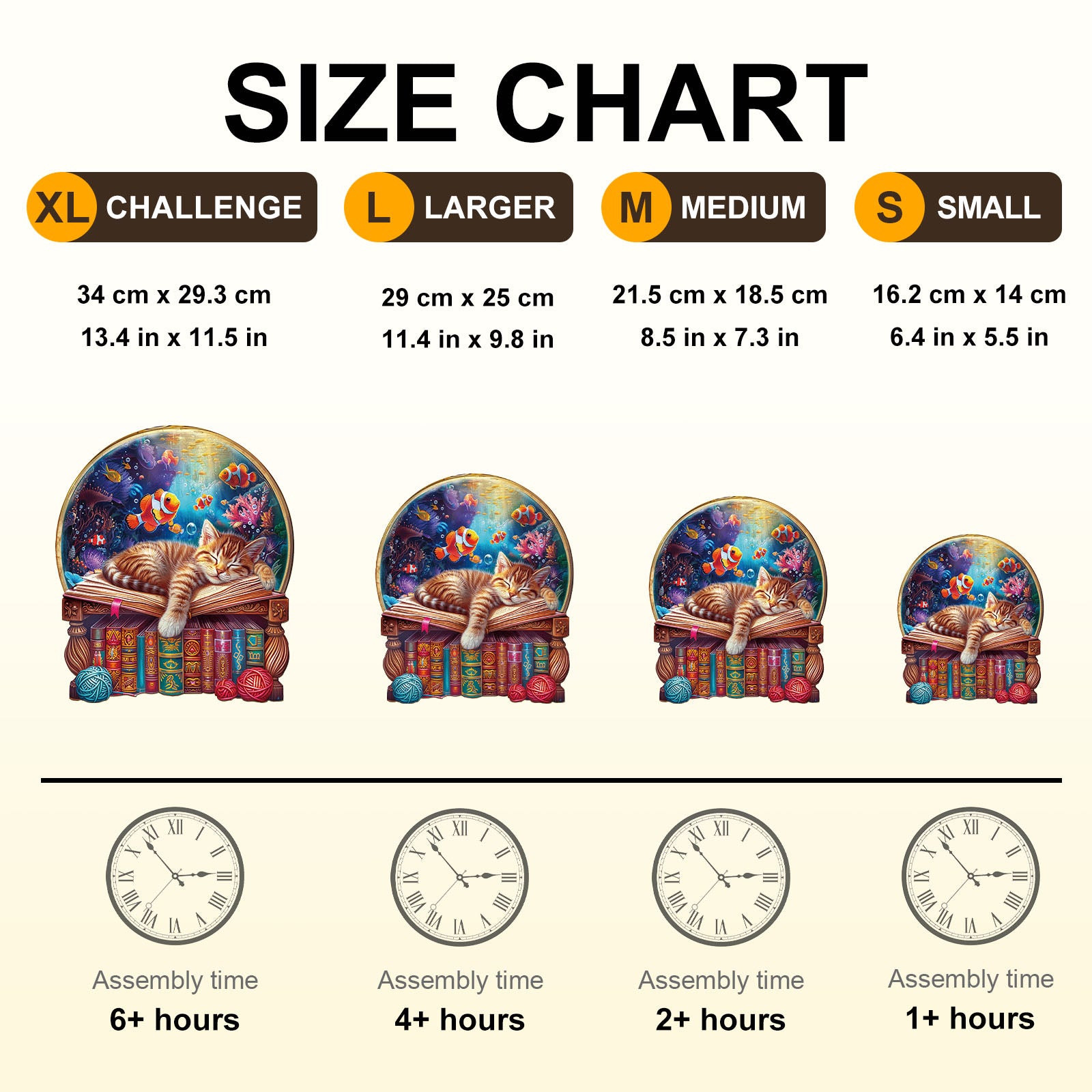 kitten dream Wooden Jigsaw Puzzle