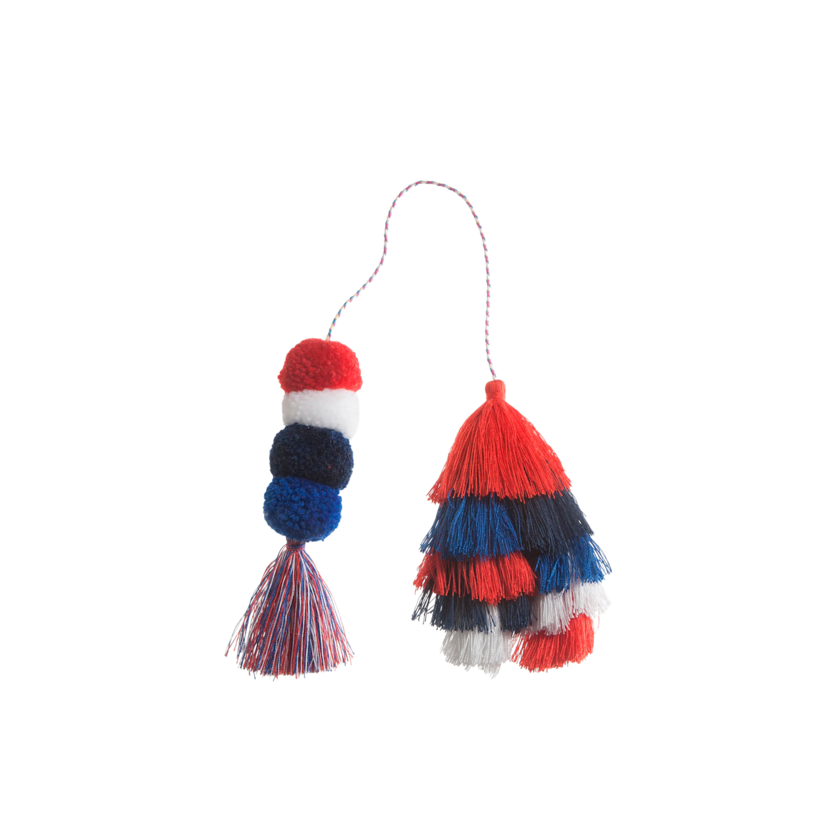 Bogg Bag Bauble - Usa Double Tassel