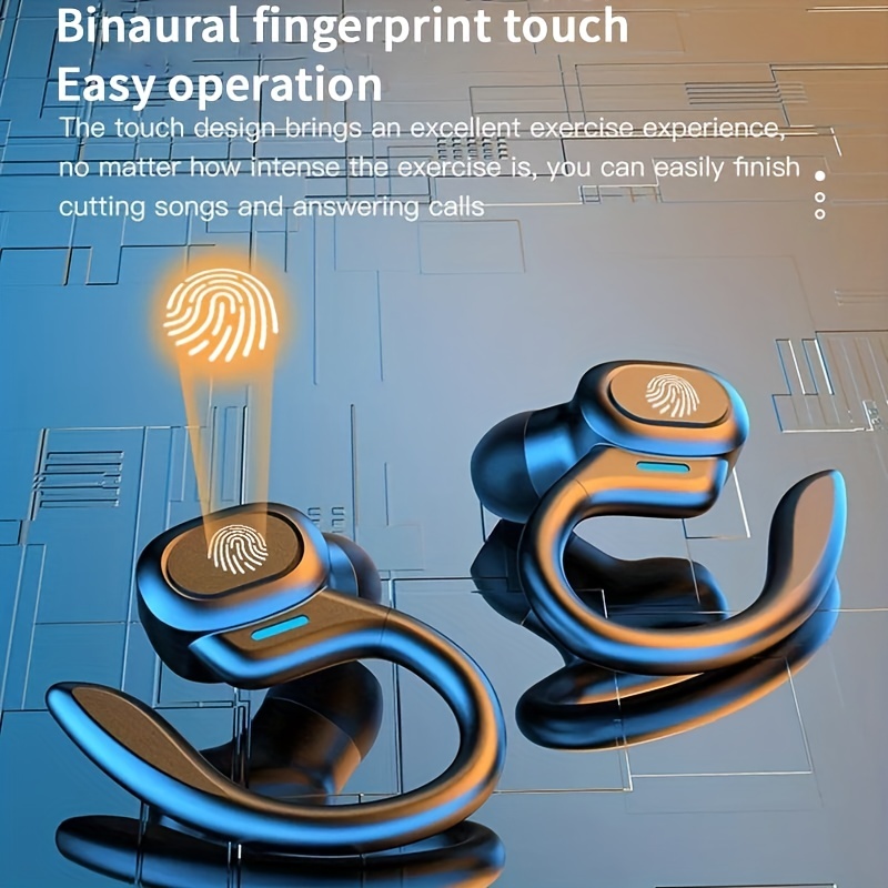 True Wireless Earbuds Sport Earhook Headset