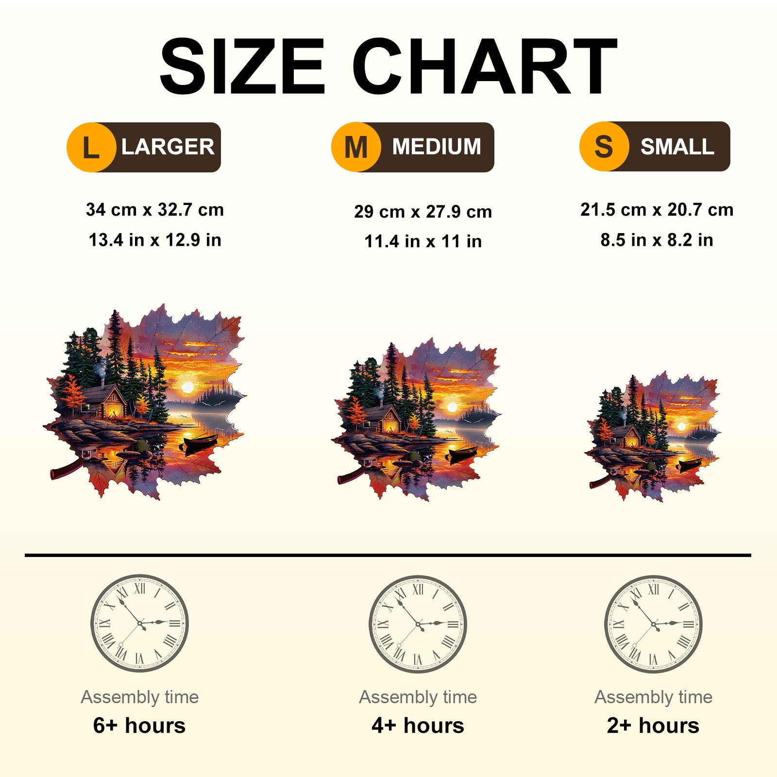 Autumn scenery Wooden Jigsaw Puzzle