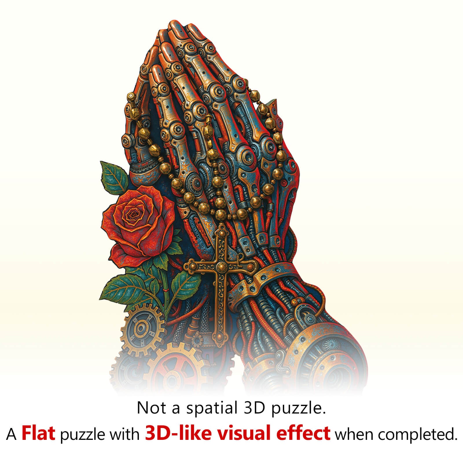 The Praying Hand-2 Wooden Jigsaw Puzzle