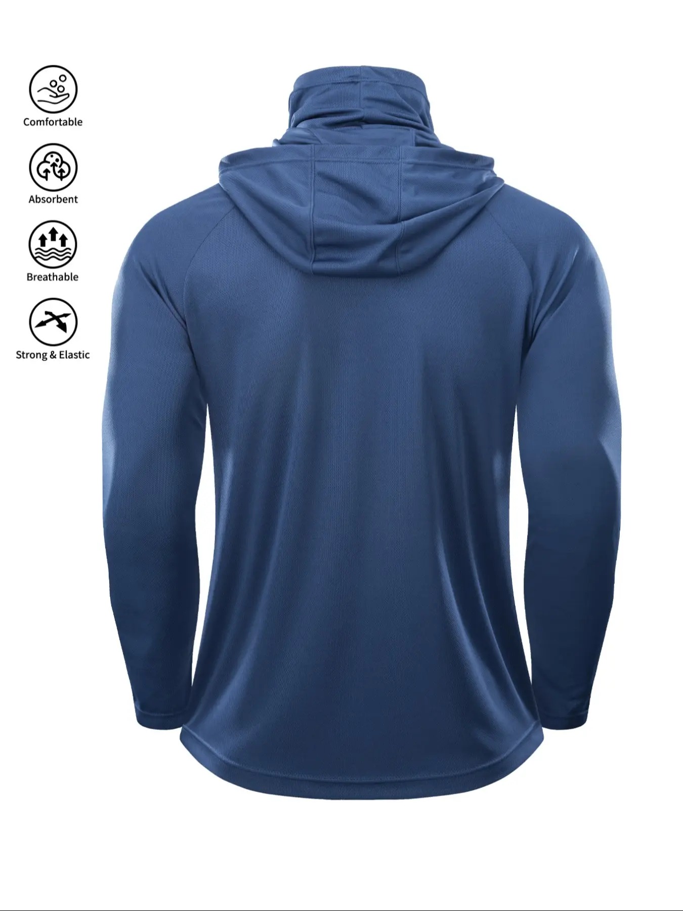 Men's UPF 50+ Sun Protection Hoodie ☀️