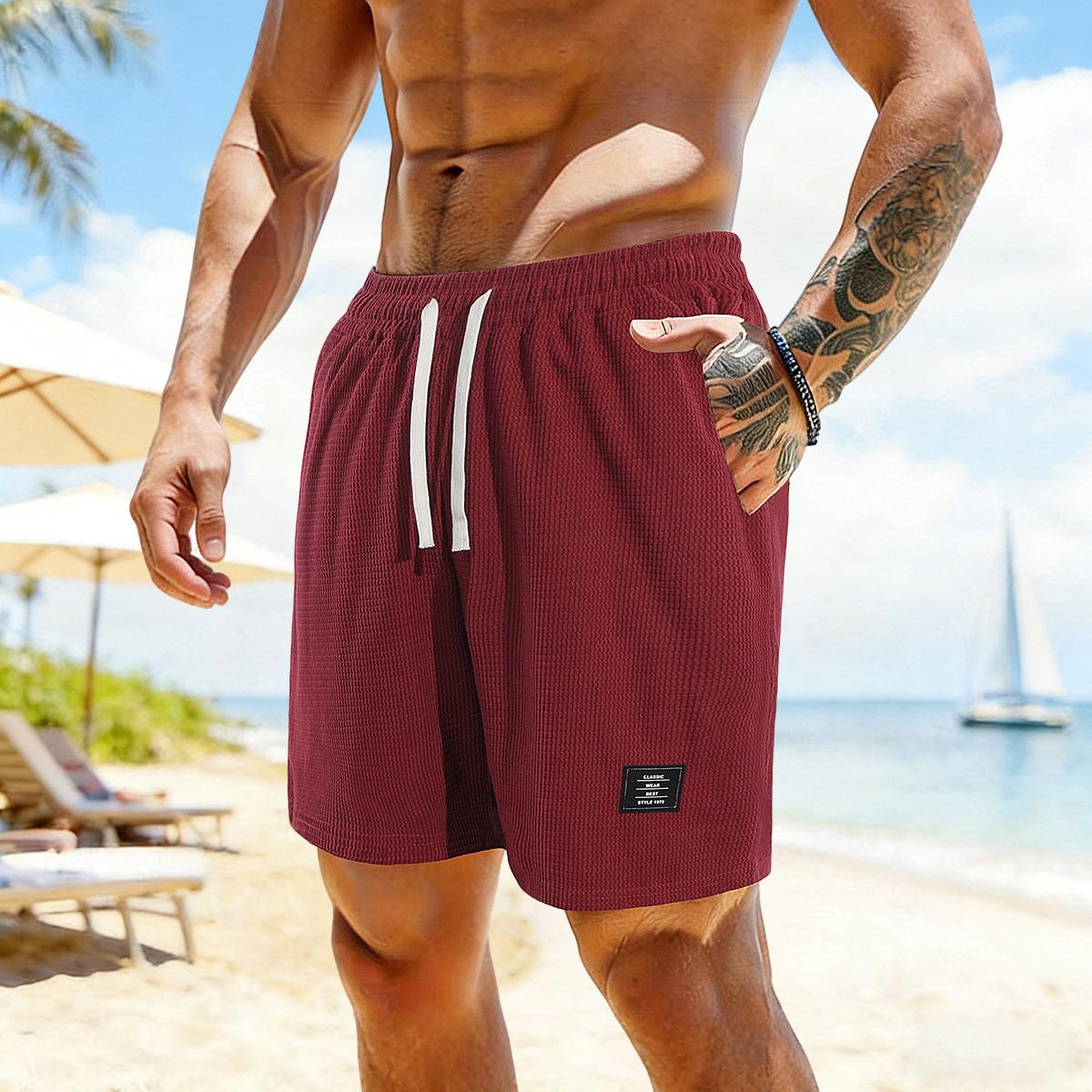🩳 Men’s Casual Corduroy Drawstring Shorts – Relaxed Everyday Fit