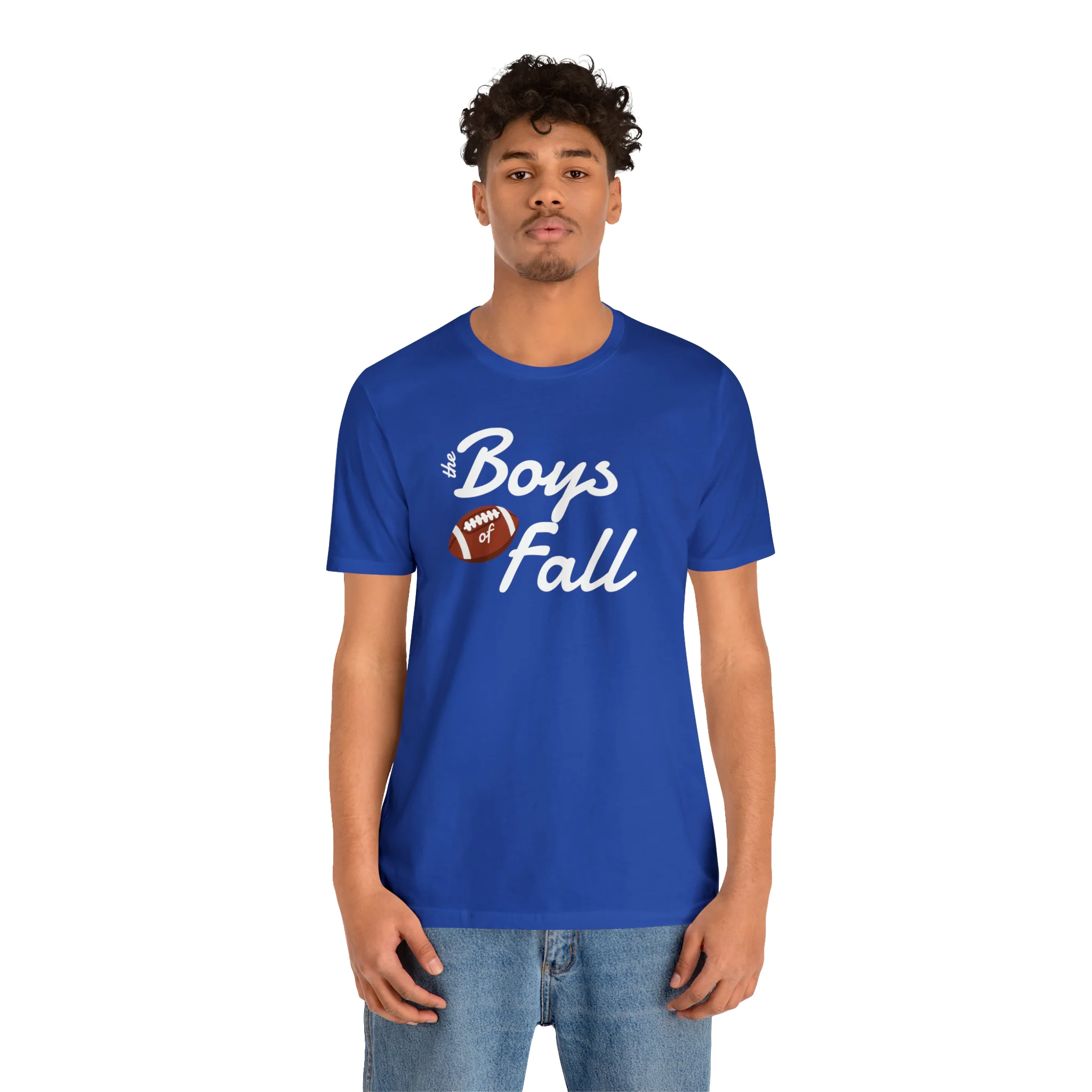 Boys of Fall Football Patch Unisex Softstyle T-Shirt