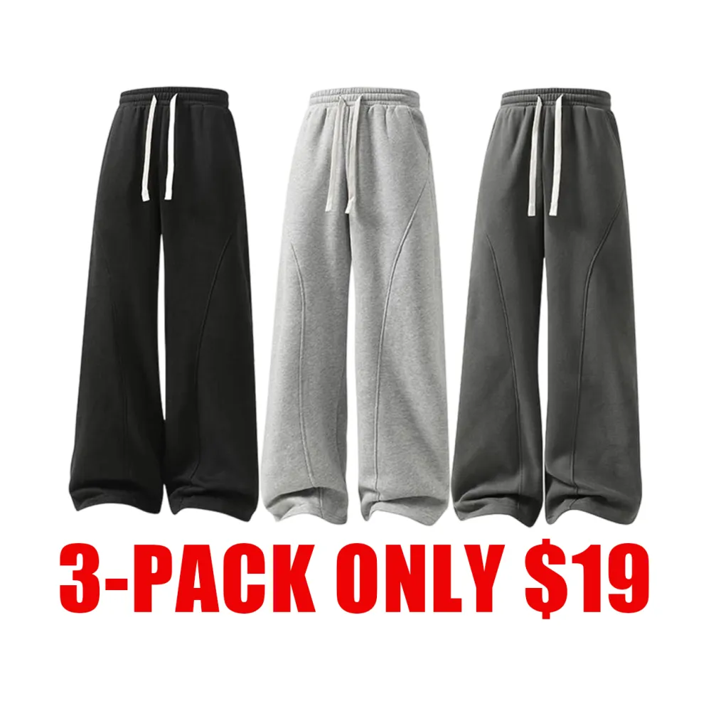 🌟 Unisex Fleece-Lined Sweatpants – Ultimate Comfort & Warmth 🌟