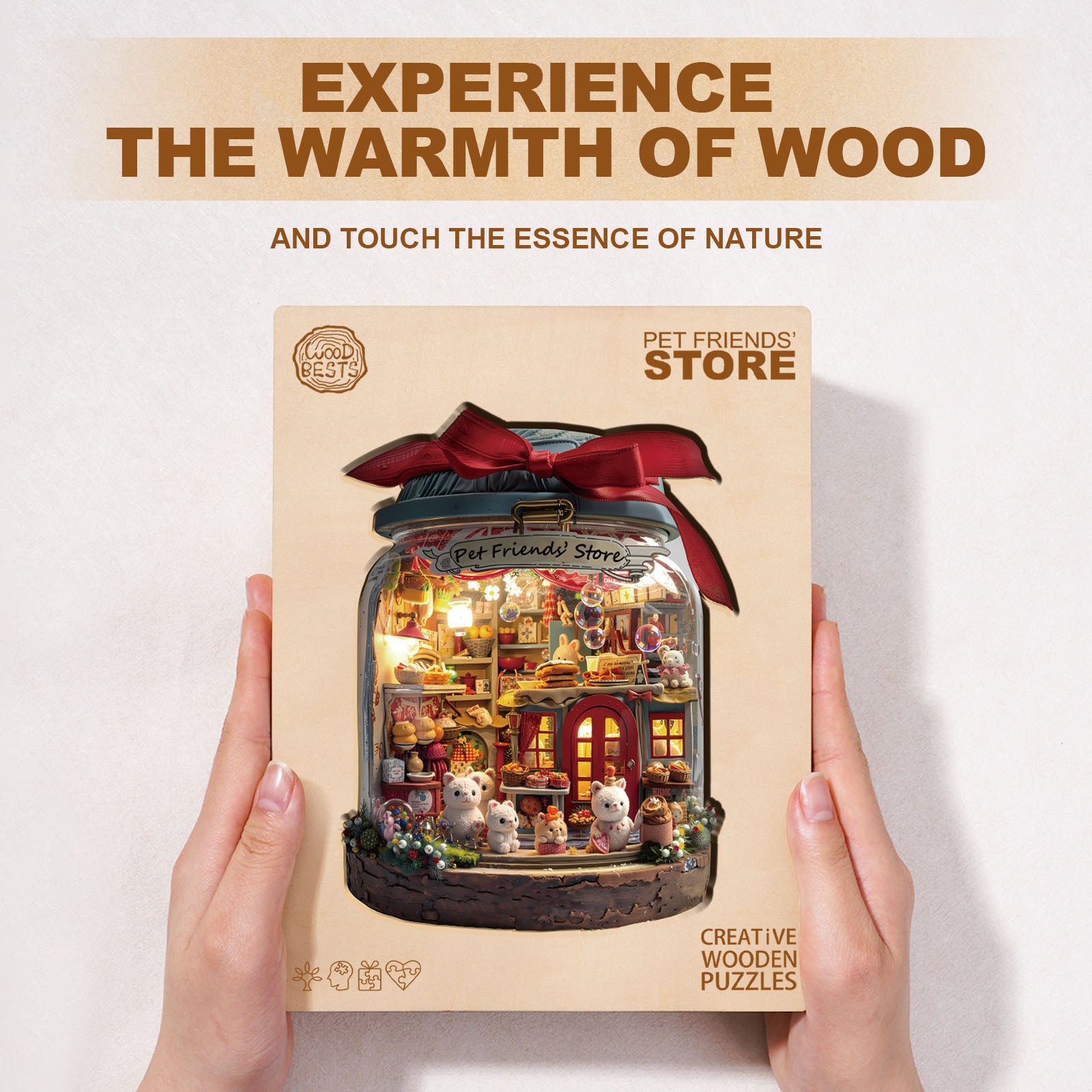 Pet Friends’ Store Wooden Jigsaw Puzzle