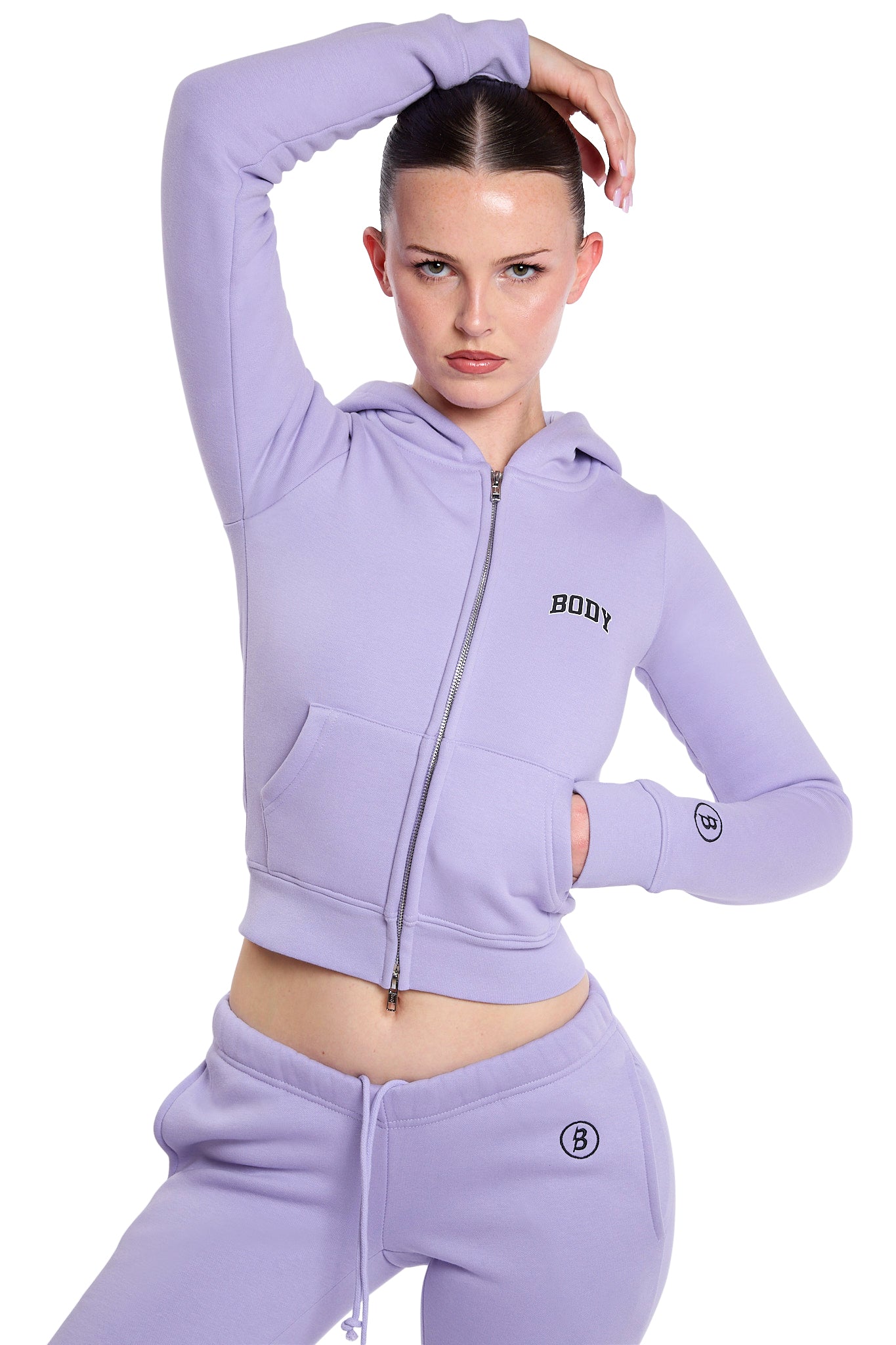 BACKSHOT HOODIE 2.0 (LAVENDER/BLACK)