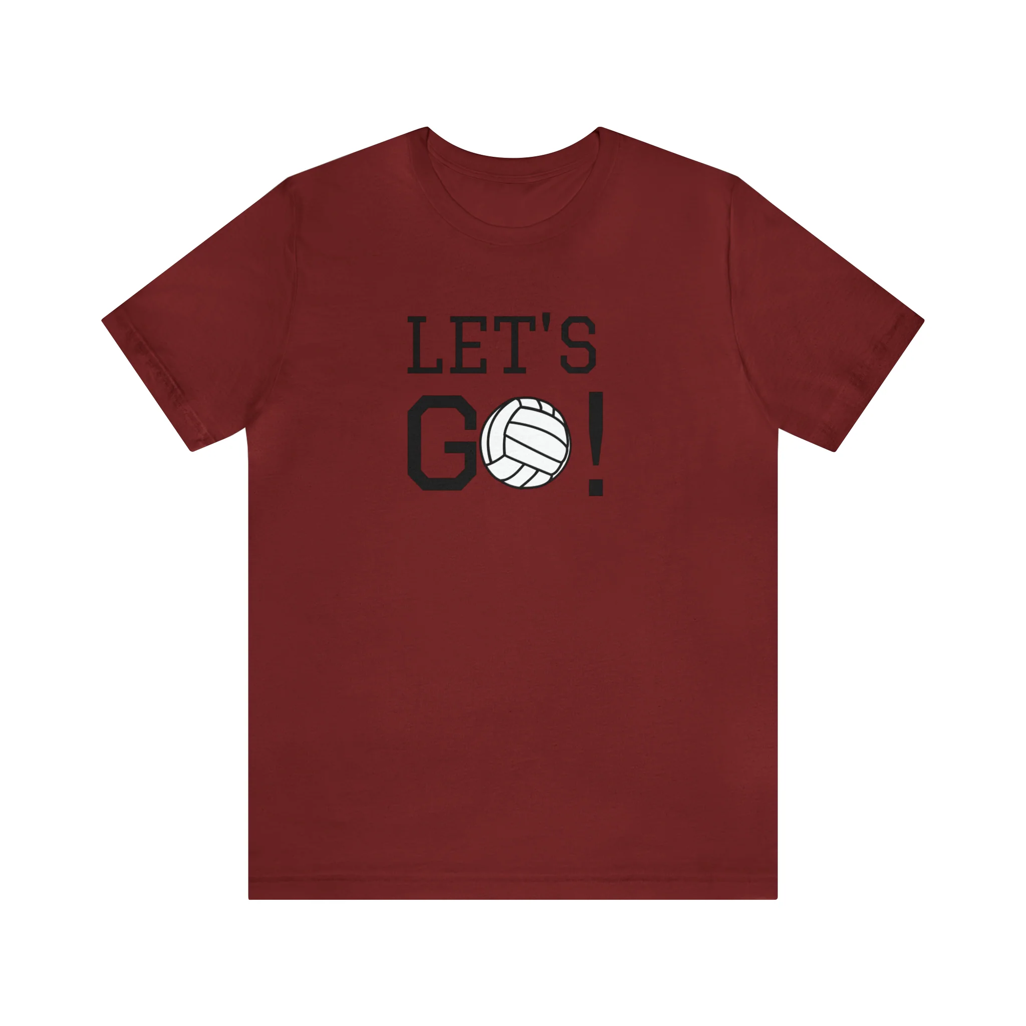 Let's Go! Volleyball Unisex Jersey Short Sleeve Tee