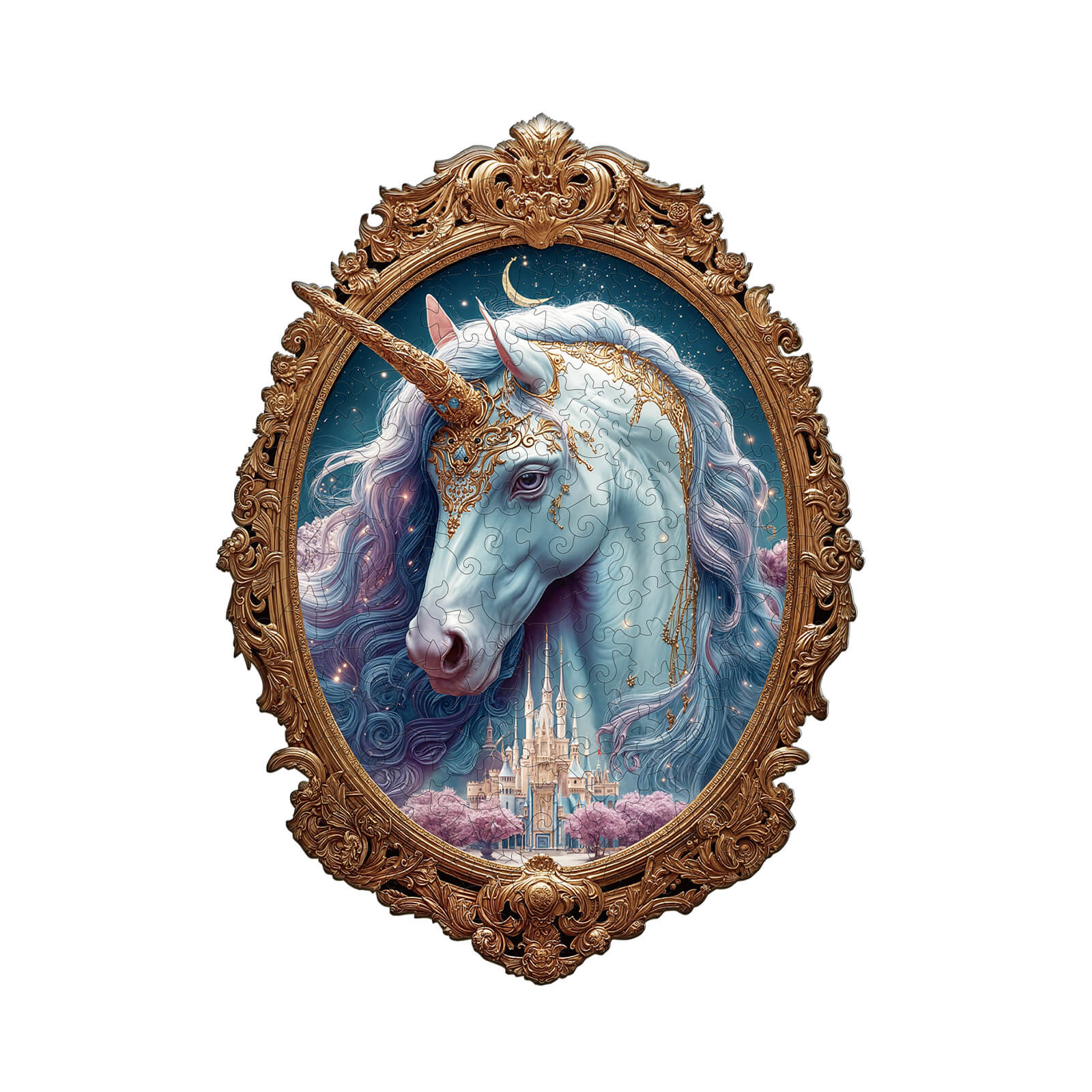 Unicorn Mirror Wooden Jigsaw Puzzle
