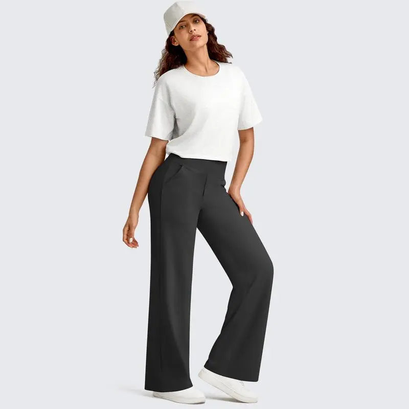 Women Loose High-Waist Business Casual Pants