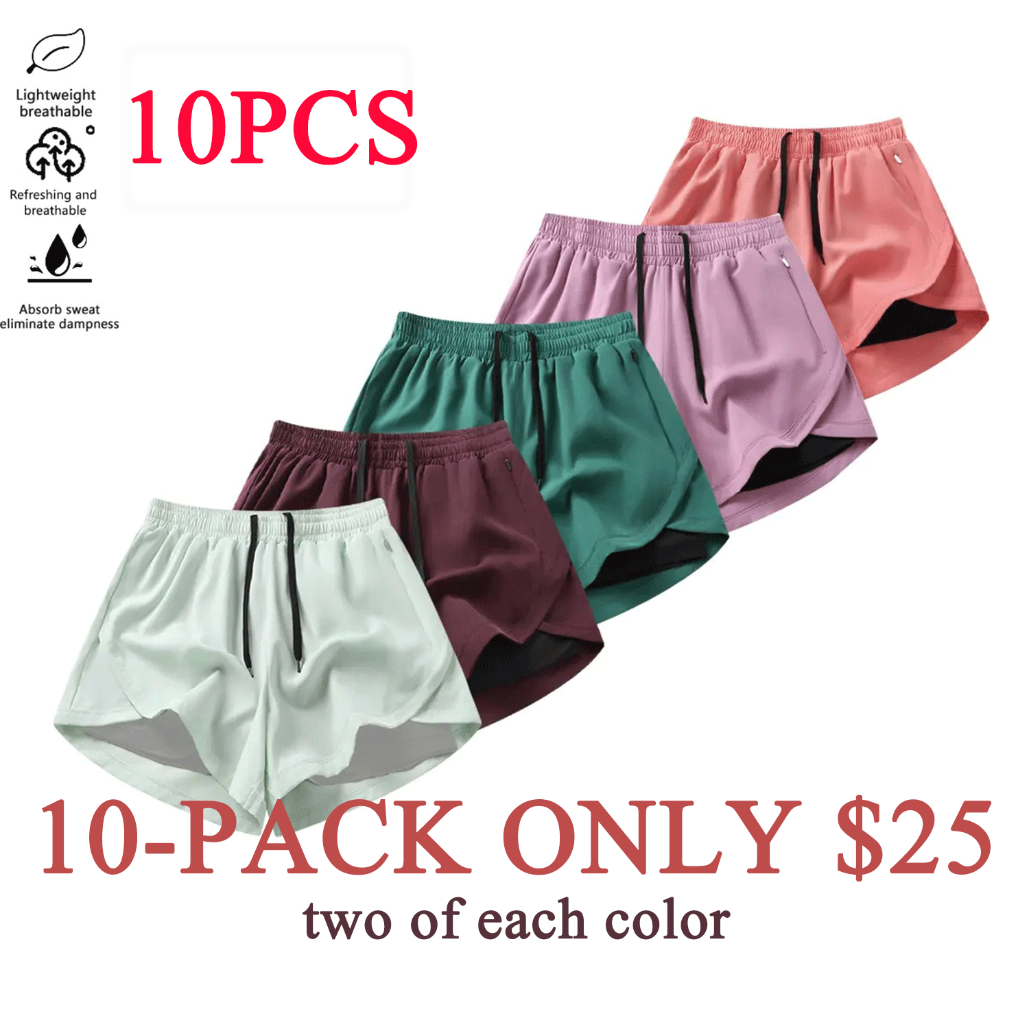 🌞 Women Summer Shorts Set