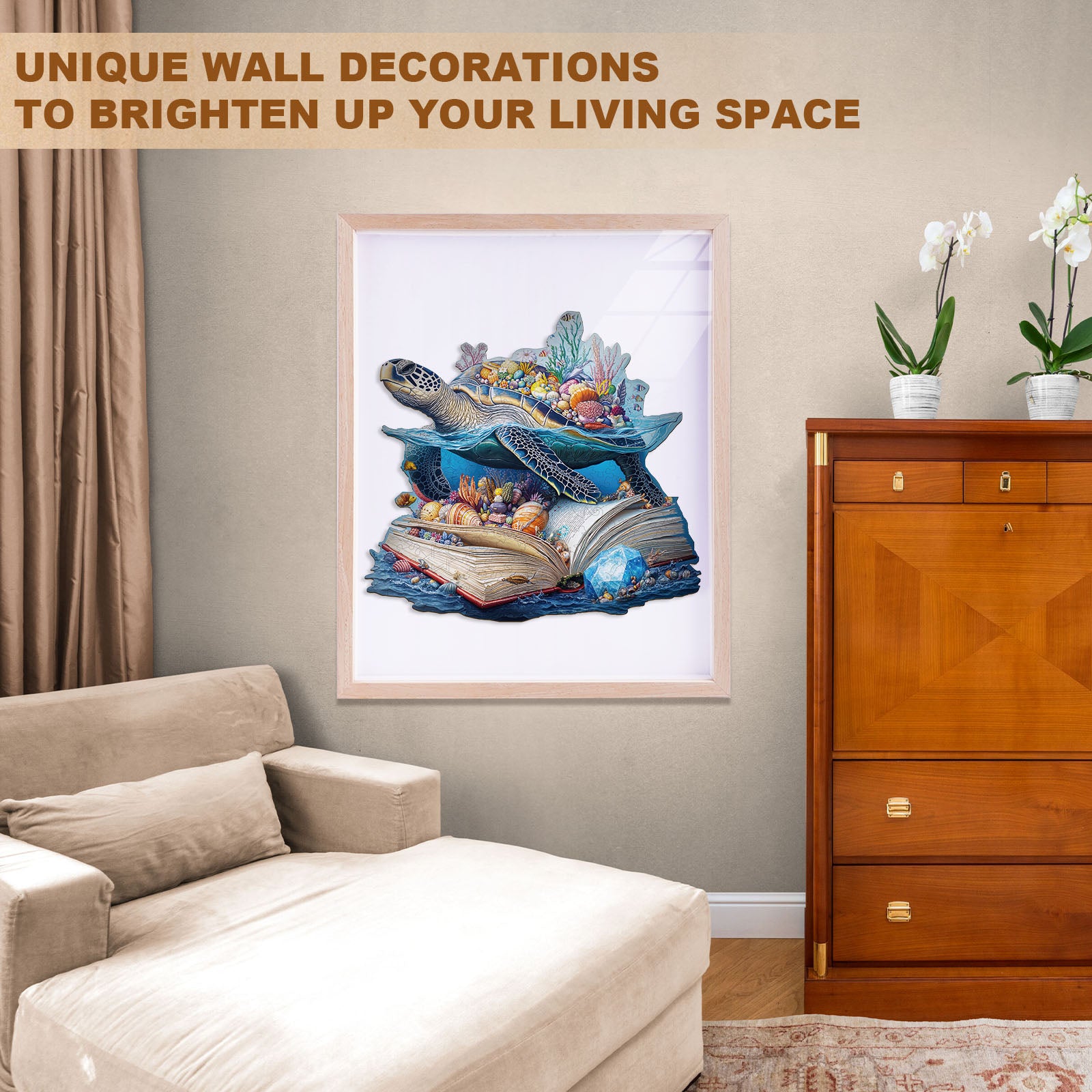 Turtle Story-1 Wooden Jigsaw Puzzle