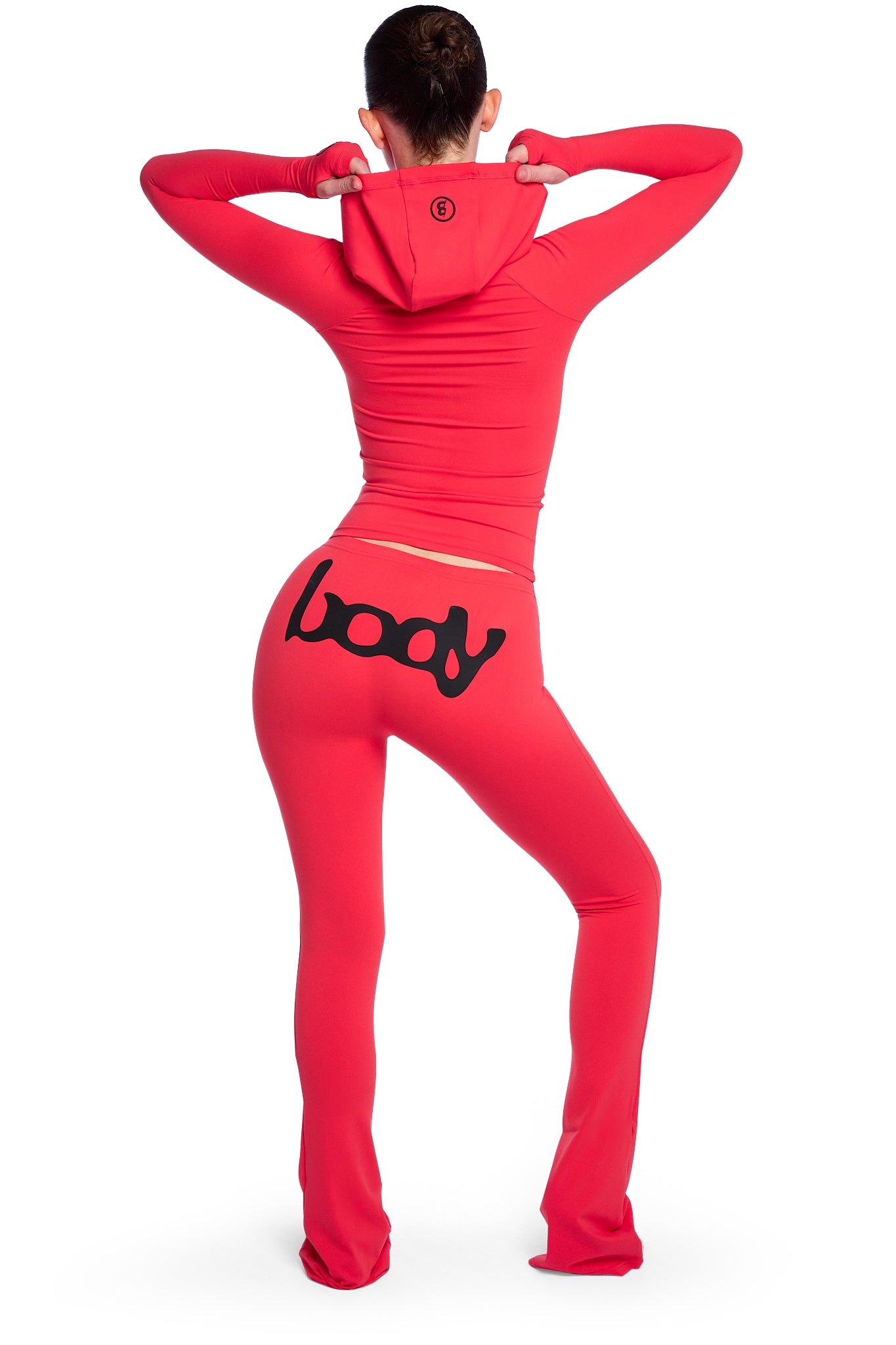 BASICS HOODIE 2.0 (SCARLET RED/BLACK)