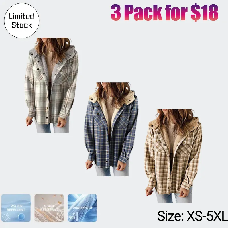 Women's plaid jacket