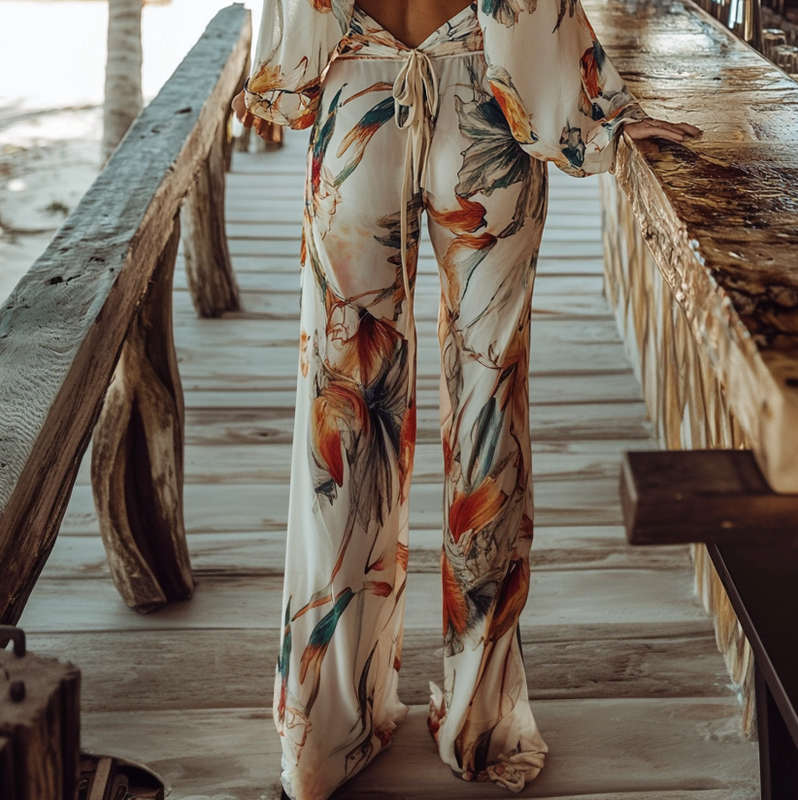 Ladies Backless Casual Jumpsuit 4e31