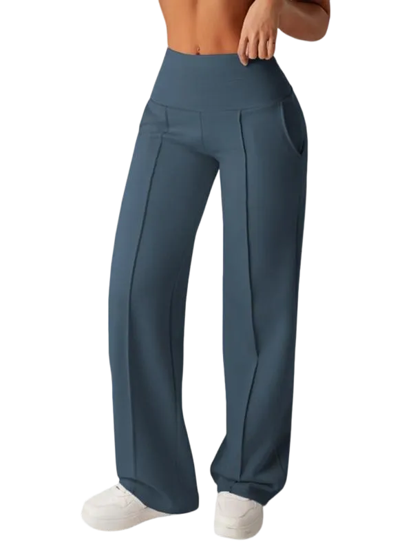 Women's Plain Loose Straight Leg Pants