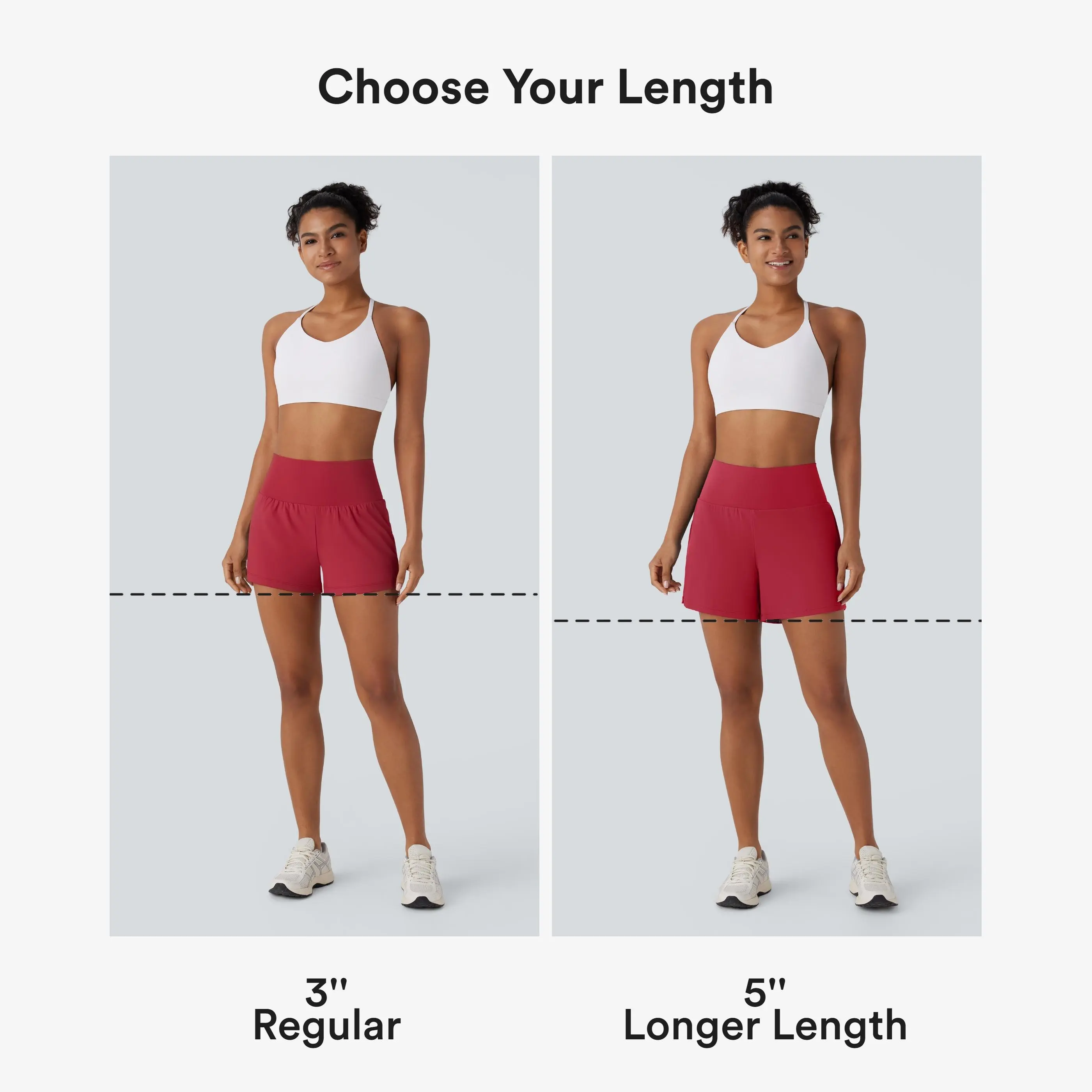 Super High Waisted Back Pocket & Side Hidden Pocket 2-in-1 Yoga Shorts 3