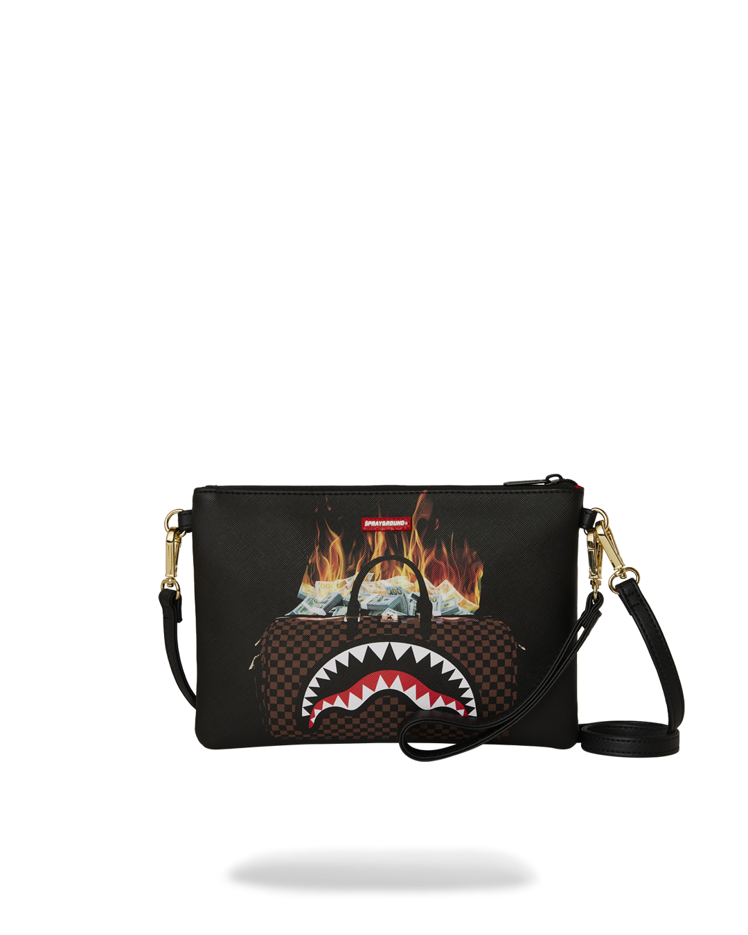 MONEY BAG DOUBLE TAKE CROSSOVER CLUTCH