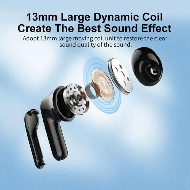 Wireless Earbuds Bluetooth 5.3 HiFi Stereo Headphones