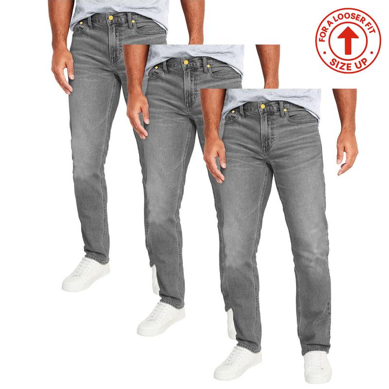 Men’s Slim Straight Flex Stretch Jeans — Everyday Comfort Denim