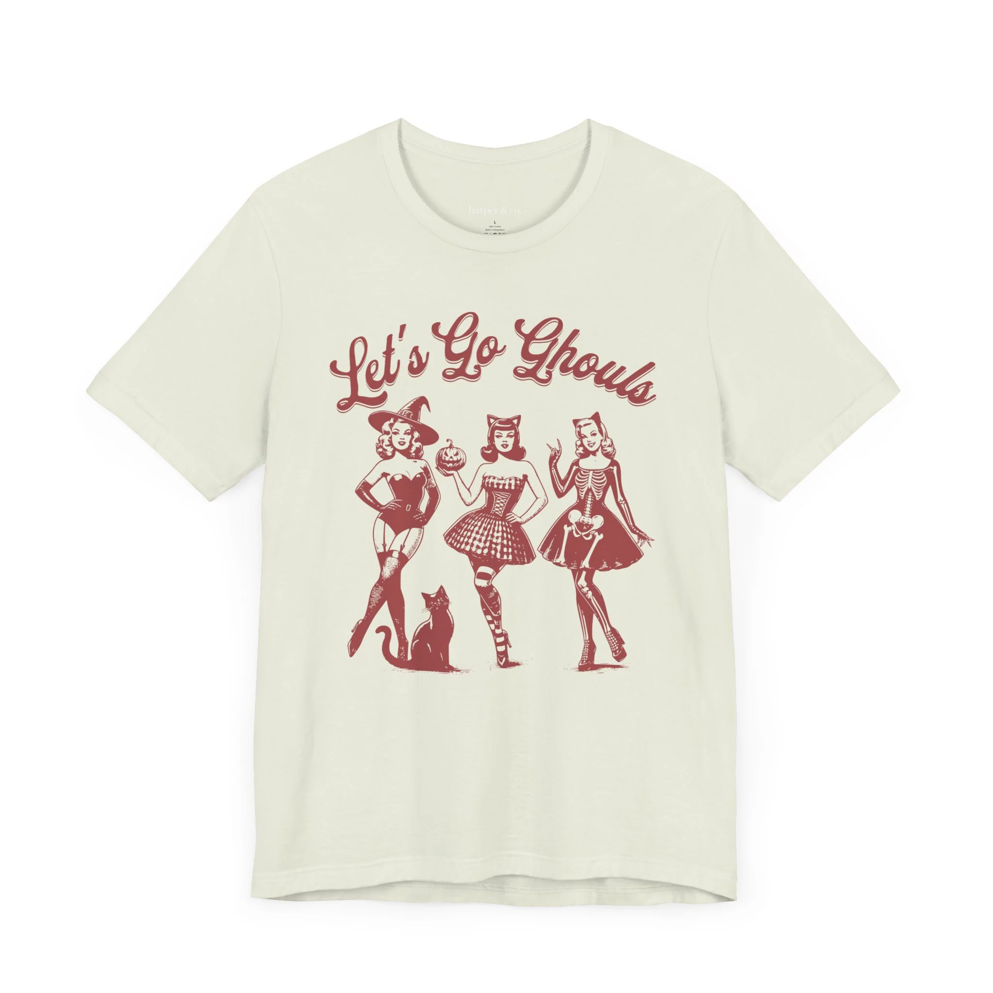 Let's Go Ghouls Bella Canvas Unisex Jersey T-Shirt - Multiple Colors