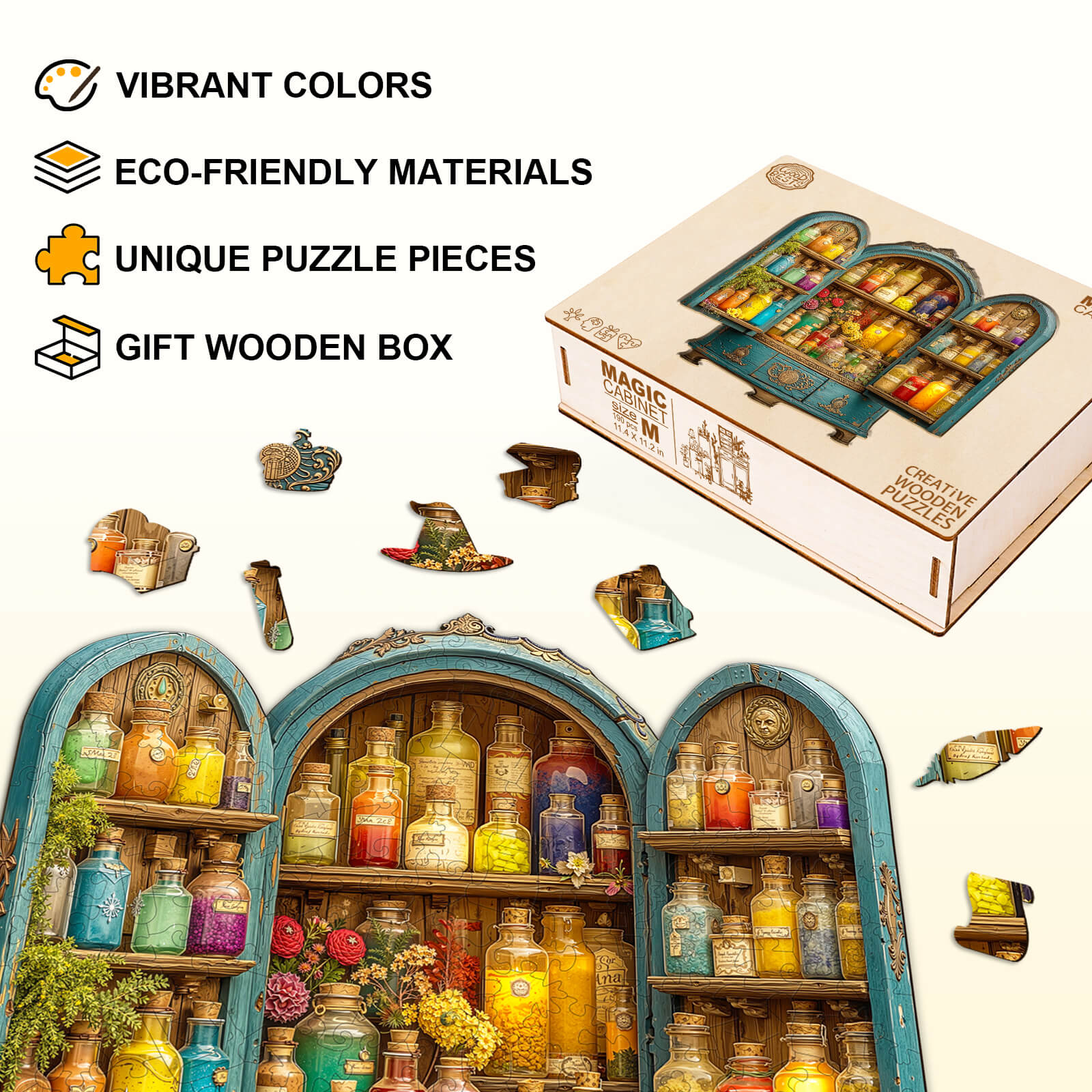 Magic Cabinet Wooden Jigsaw Puzzle