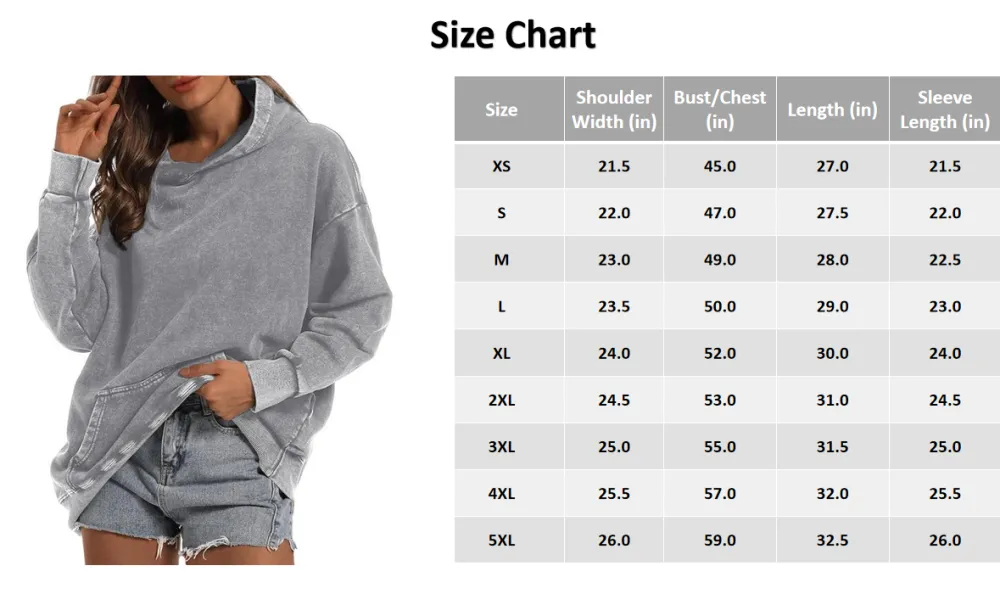 Unisex acid washed hoodie