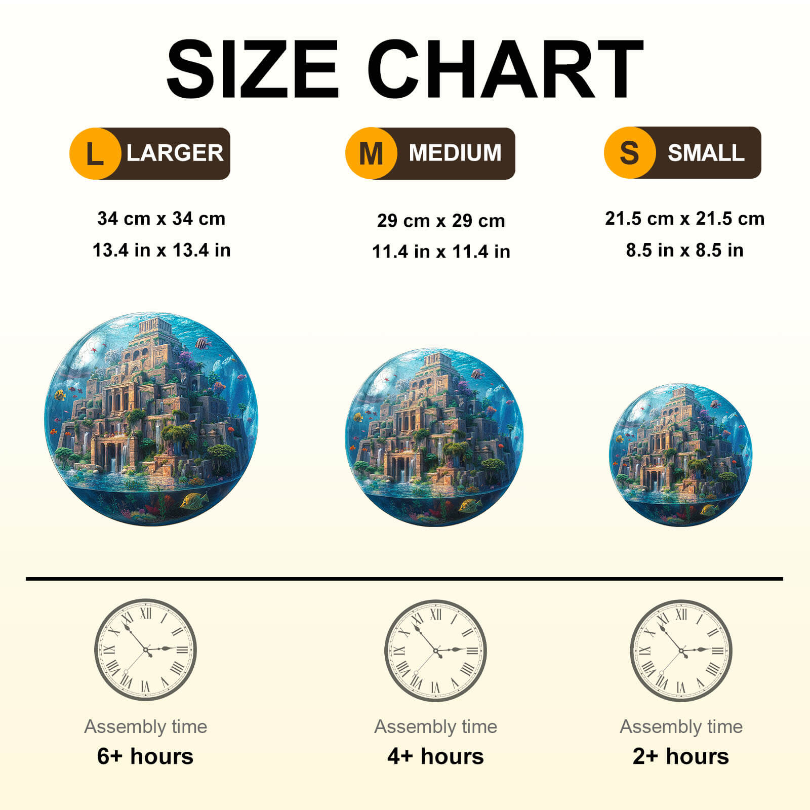 Underwater Sky Garden Wooden Jigsaw Puzzle