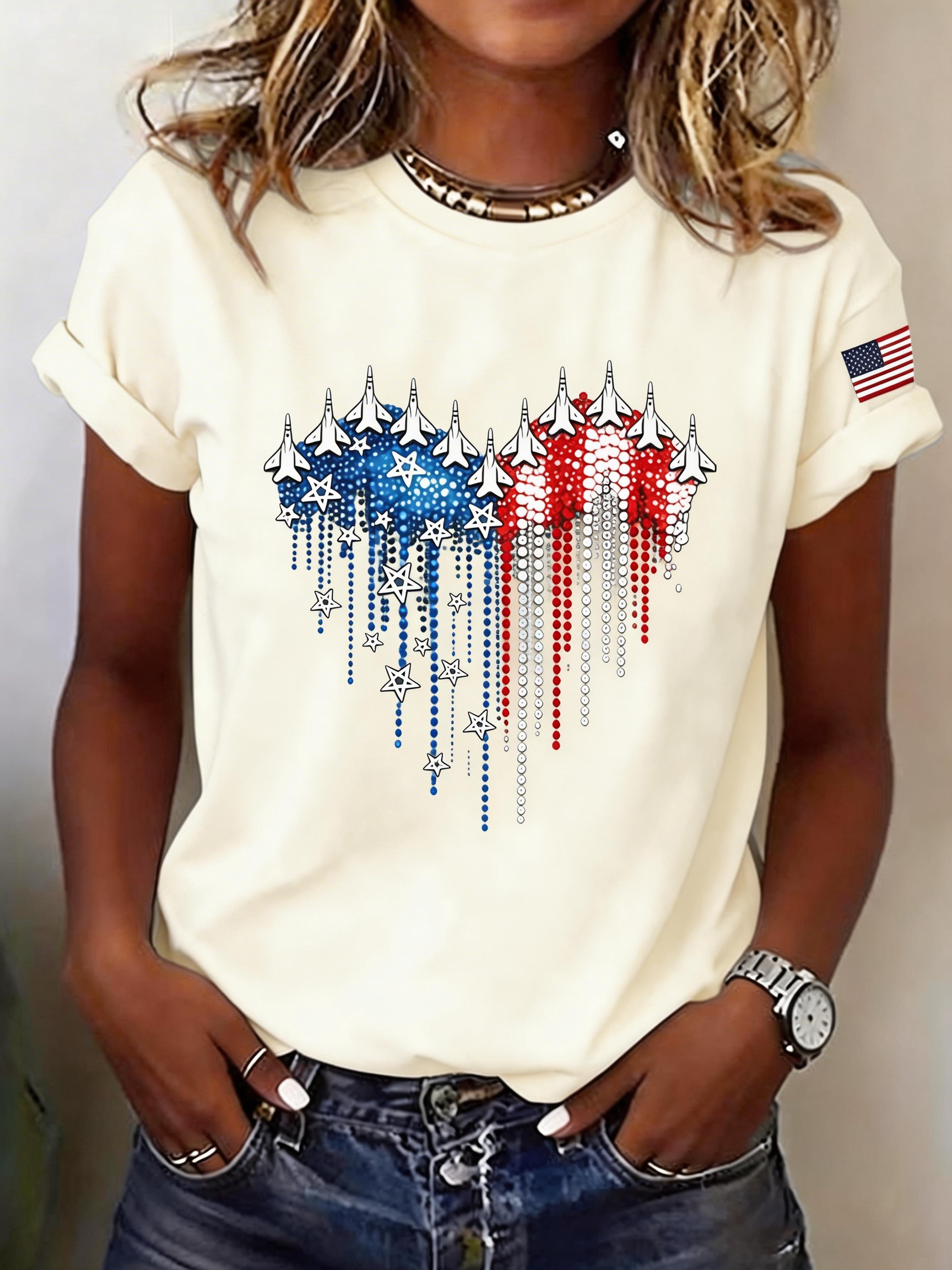 Freedom Fighter Heart Graphic Tee