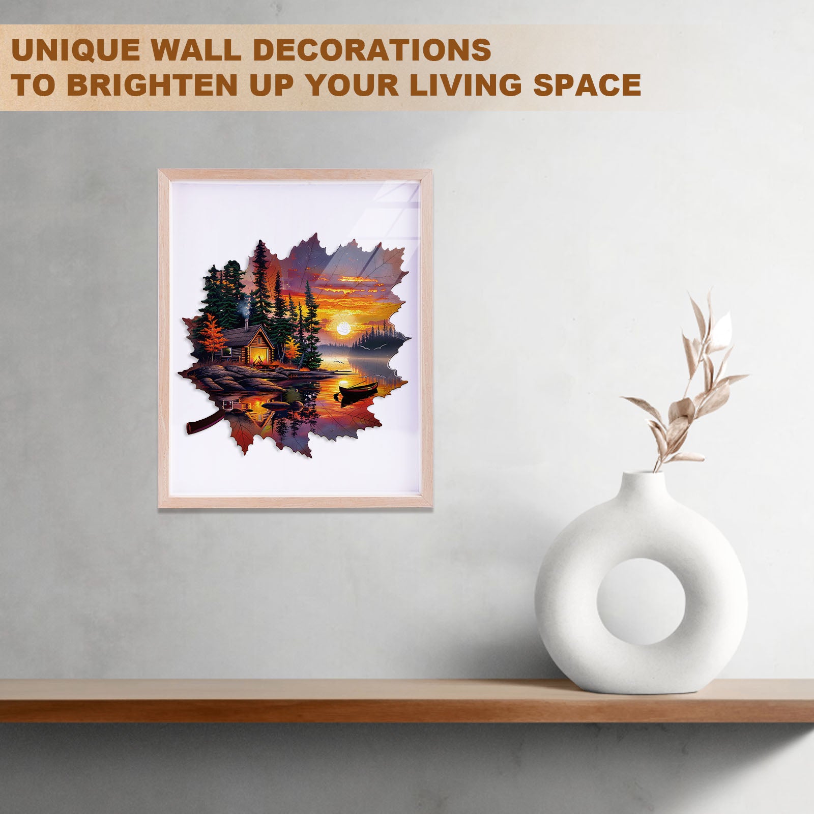 Autumn scenery Wooden Jigsaw Puzzle