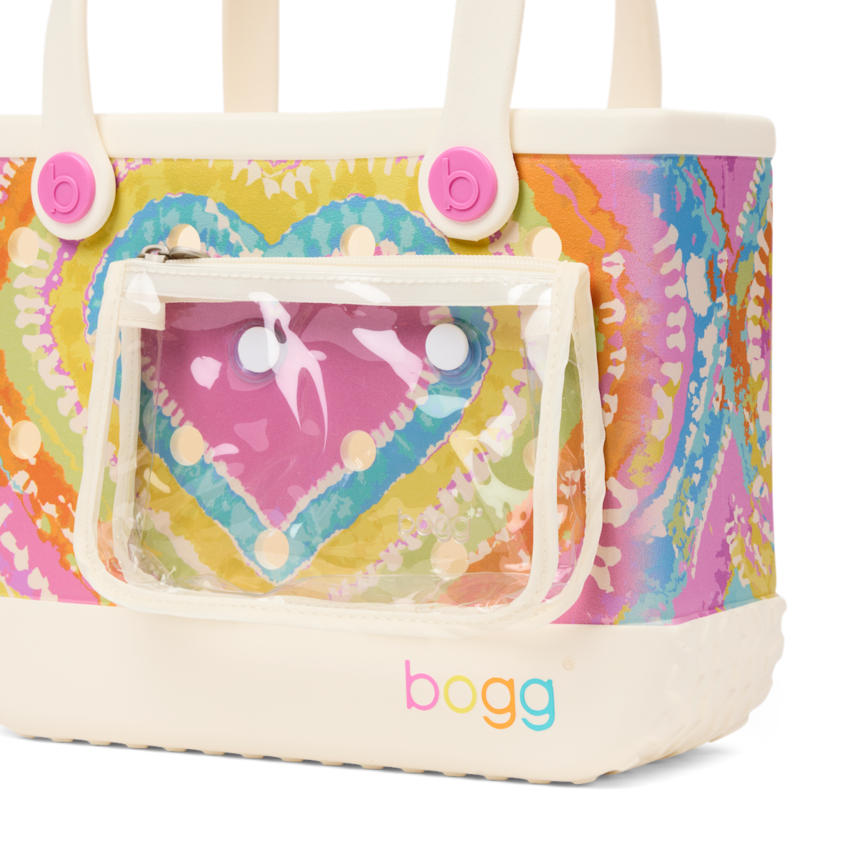 Bitty Bogg Bag - Dye-licious Heart Pink Taffy
