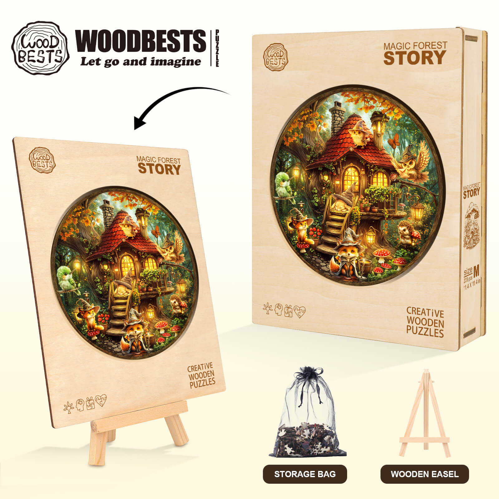 Magic forest Story Wooden Jigsaw Puzzle