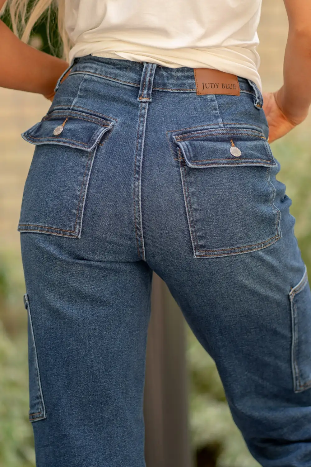 See You Next Week High Rise Cargo Wide Leg Regular & Plus Sizes