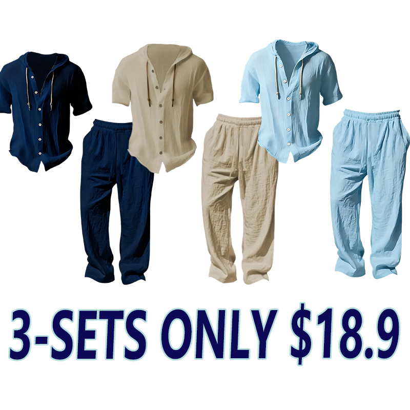 Men’s Lightweight Two-Piece Hooded Se