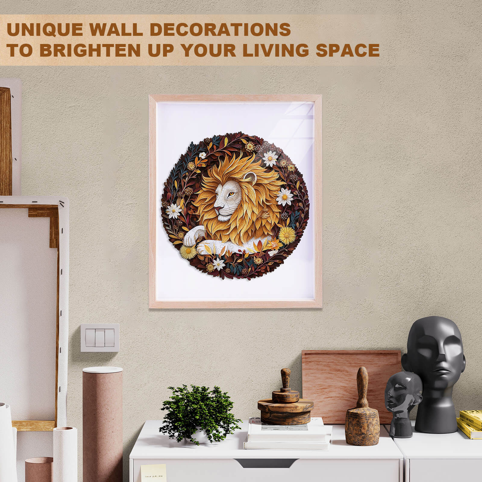 Forest Dreamers- Lion Wooden Jigsaw Puzzle