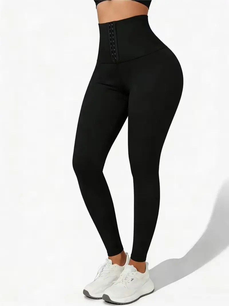 Women's Fitness Pants with Corset Design