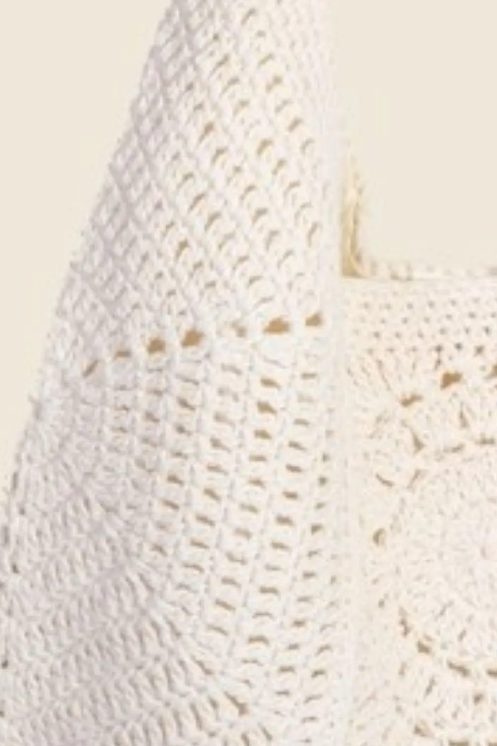 Fame Braided Panels Hobo Shoulder Tote Bag