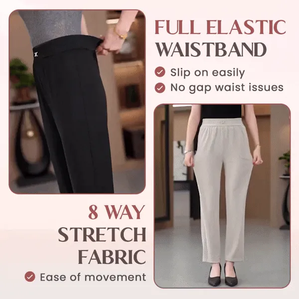 🔥HOT SALE🔥High Rise Silky Soft Pull-on Comfort Pants