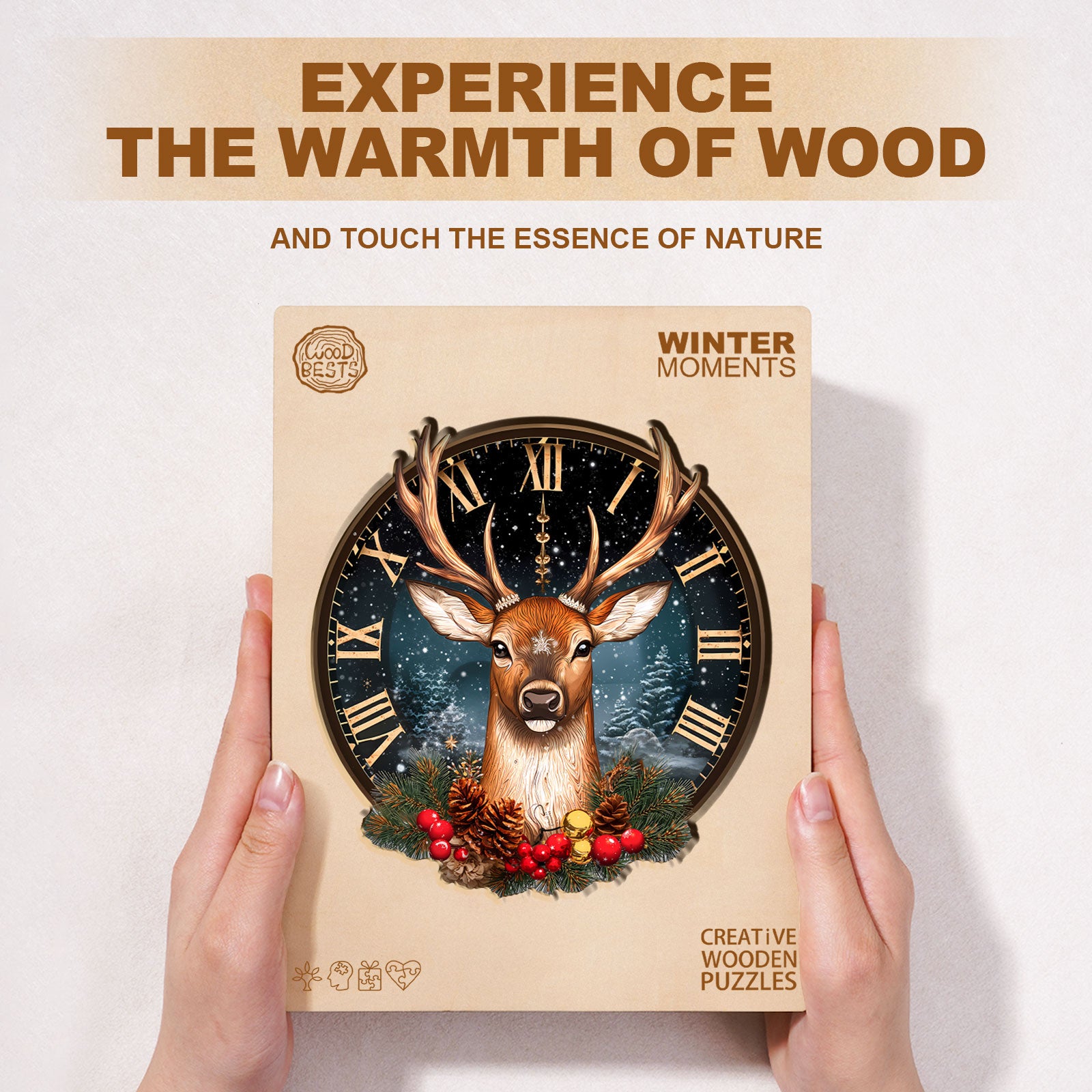 Winter moments Wooden Jigsaw Puzzle