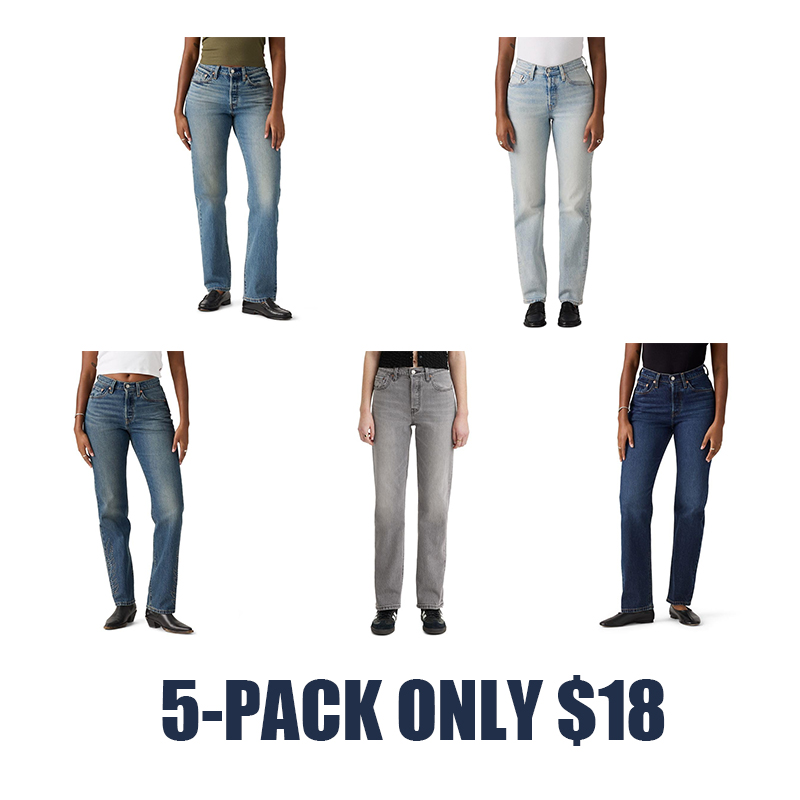 Women’s Classic Regular-Fit Denim Jeans