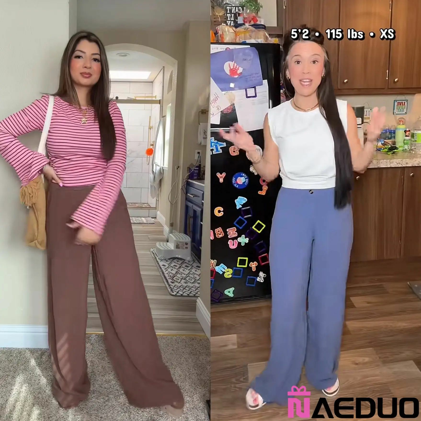 Women's Cotton Linen Pants | Summer 2026 Trendy High Waisted Wide Leg